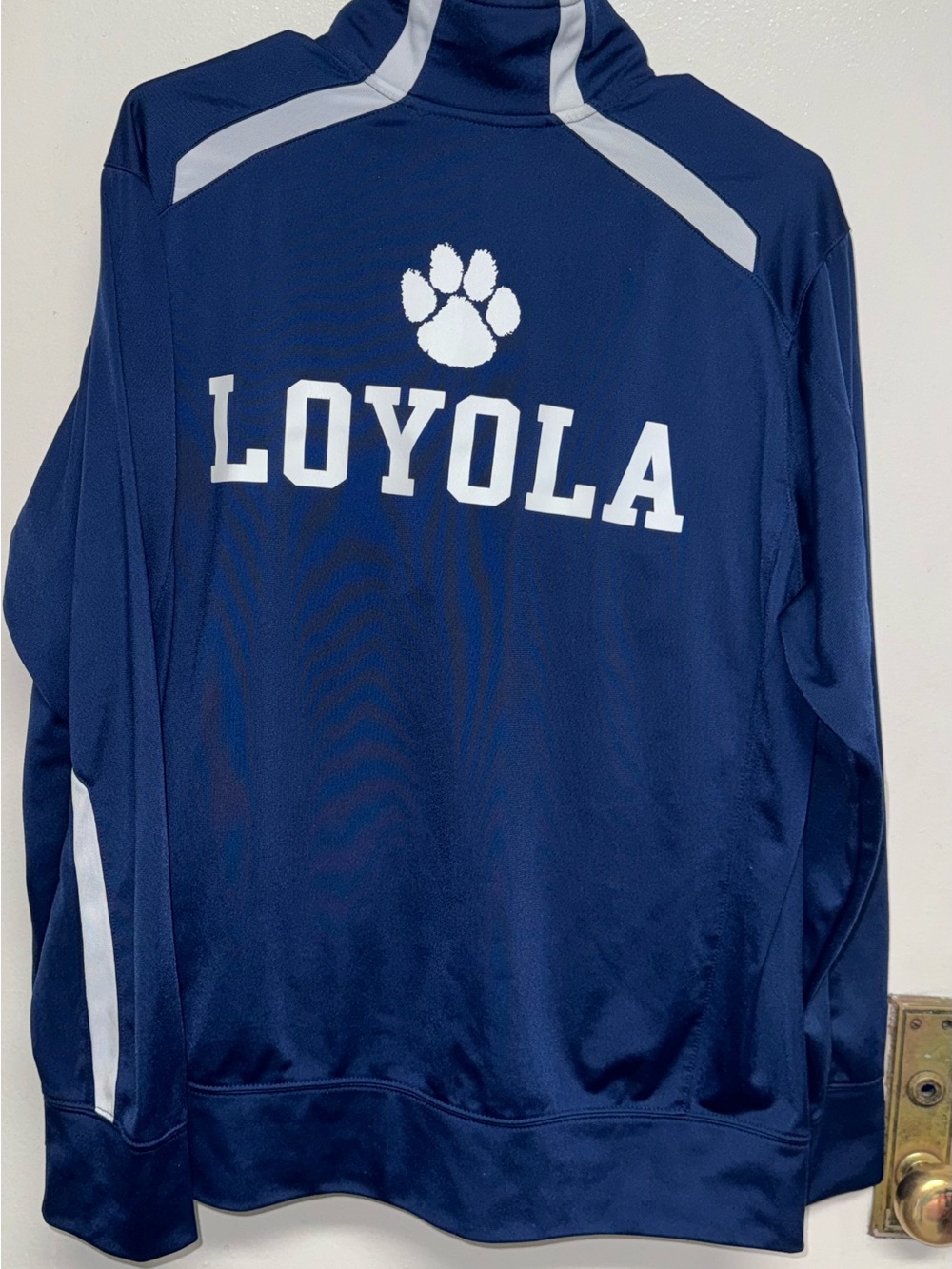 Nike Loyola Men’s Navy blue and White Performance Full-Zip Jacket
